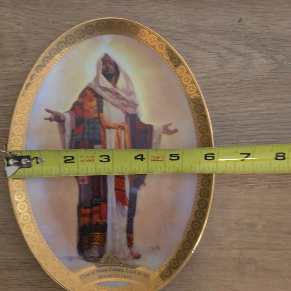 Thomas Blackshear II Coat Of Many Colors Lord Of All Collector Plate #1776 - Picture 9 of 9